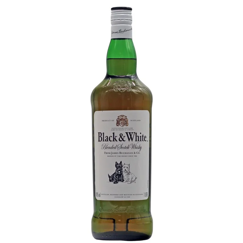 Black & White Blended Scotch Whisky 1 L 40% vol